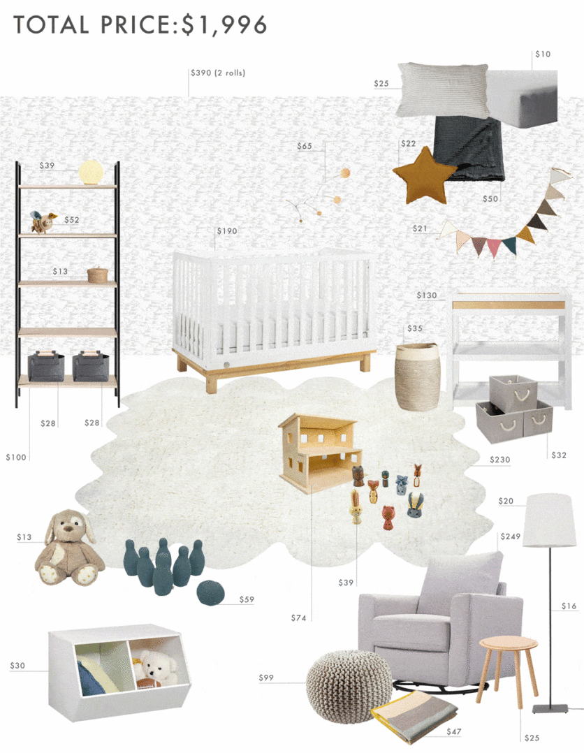 Emily Henderson Budget Room Colorful Scandi Gender Neutral Gif 1