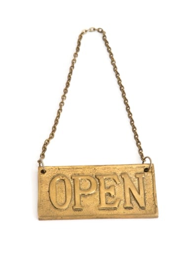 110_The_Flea_brass_open_sign-3