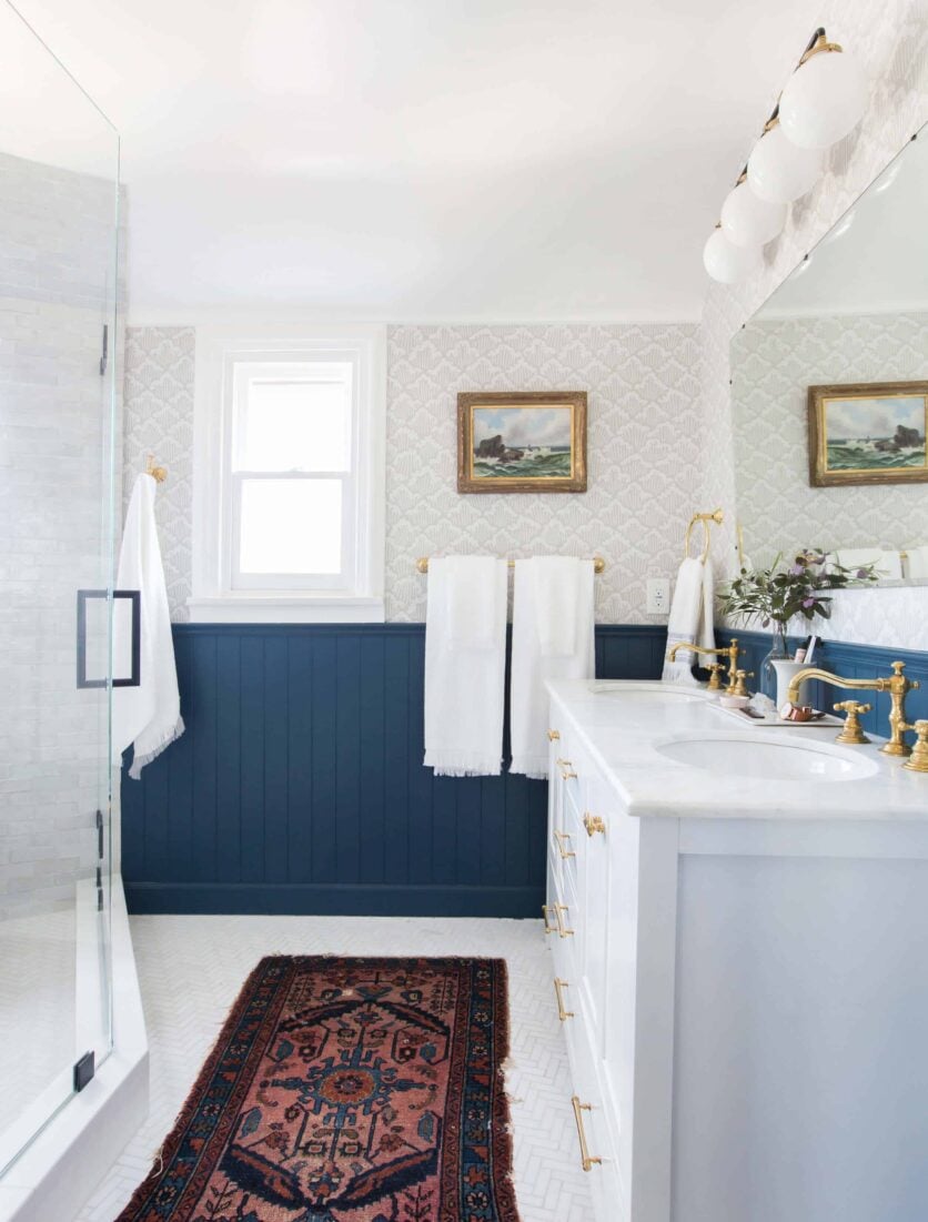 Emily Henderson Modern English Cottage Tudor Master Bathroom Reveal17 Edited 1